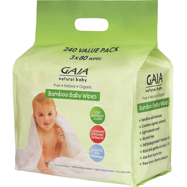 Gaia bamboo wipes shops