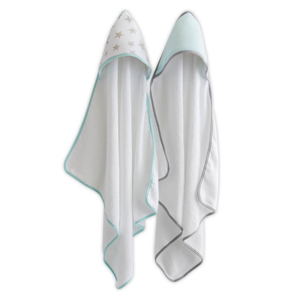 Little Linen Hooded Towel 2pk