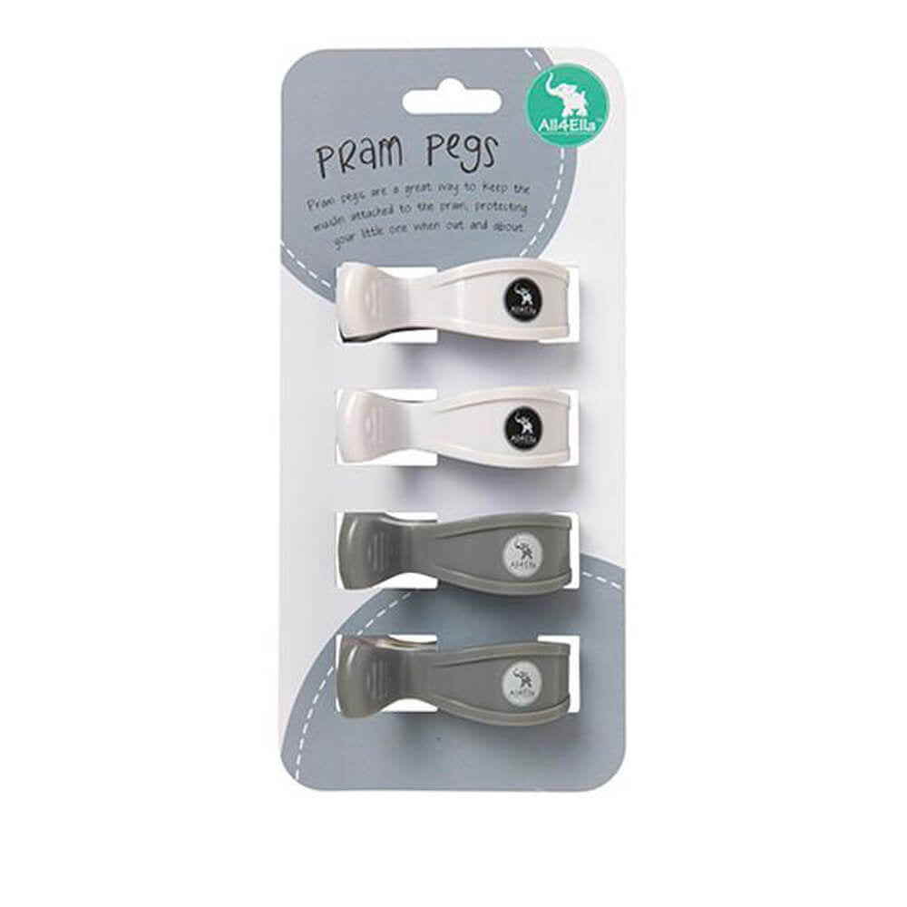 All4Ella Pram Pegs 4pk