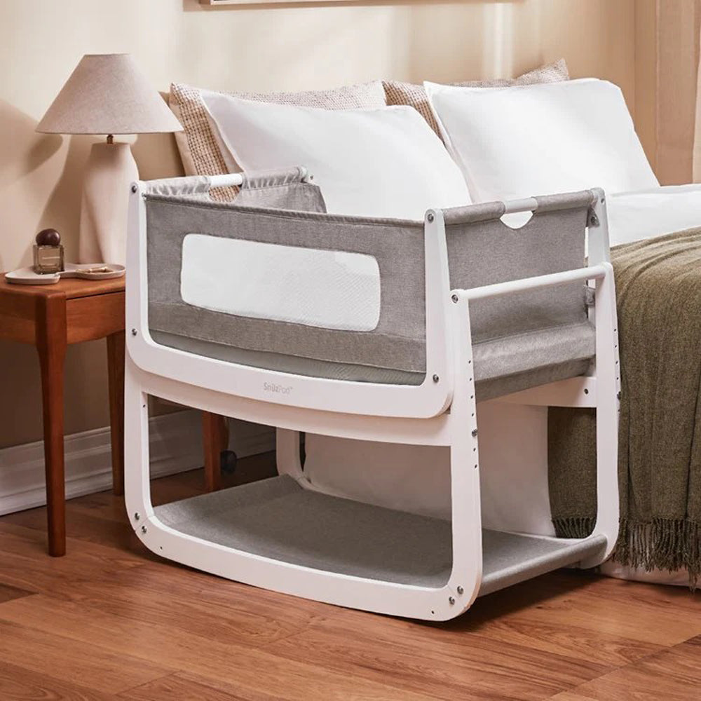 SnuzPod4 Co-Sleeping Rocking Bassinet Dusk Grey