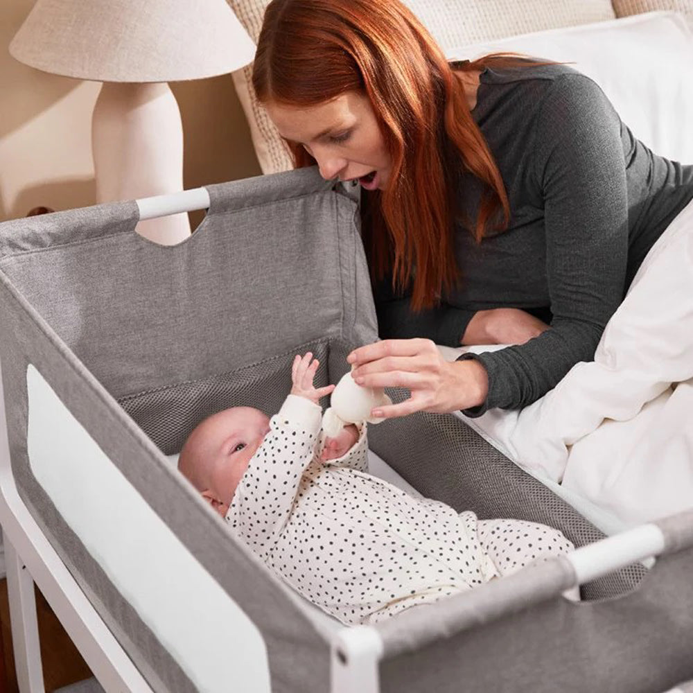 SnuzPod4 Co-Sleeping Rocking Bassinet Dusk Grey