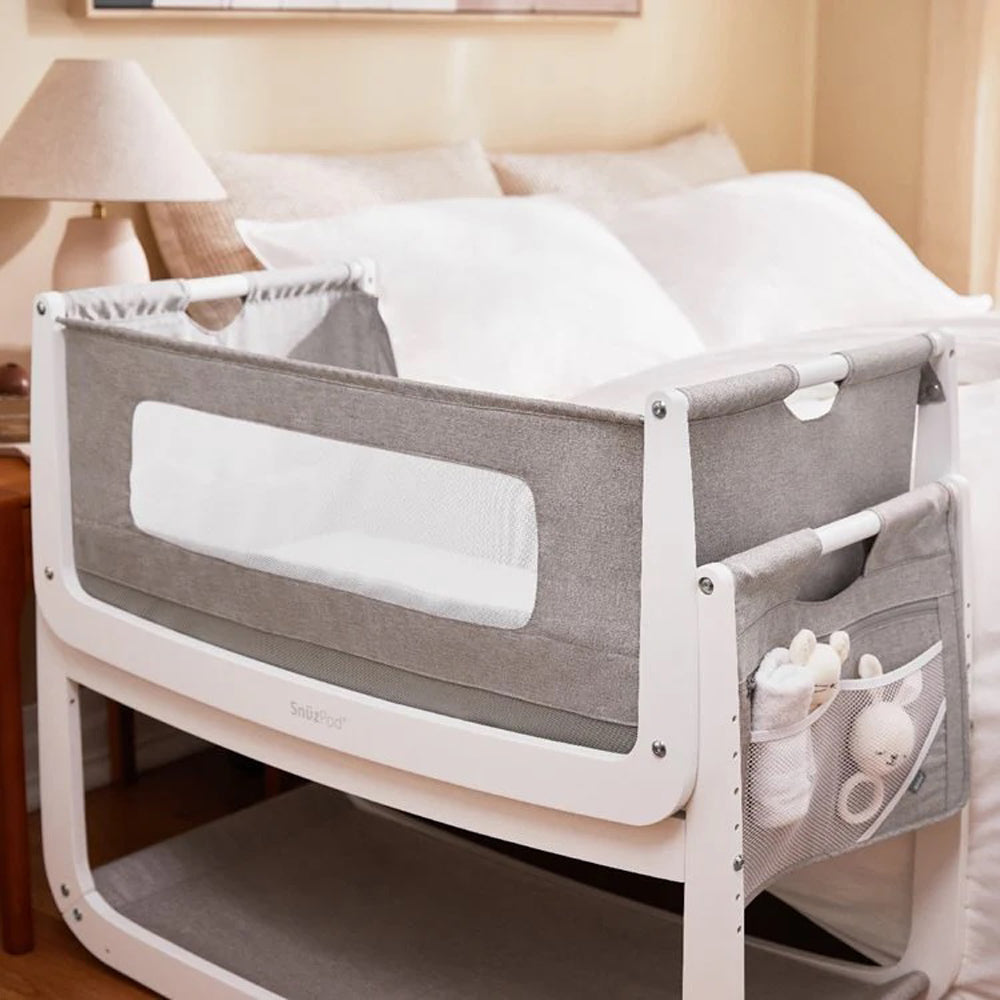 SnuzPod4 Co-Sleeping Rocking Bassinet Dusk Grey