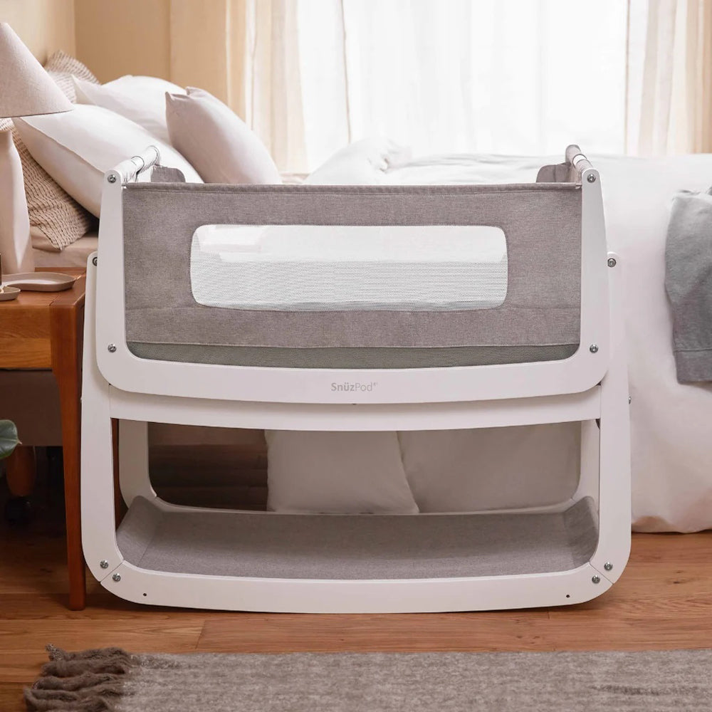 SnuzPod4 Co-Sleeping Rocking Bassinet Dusk Grey