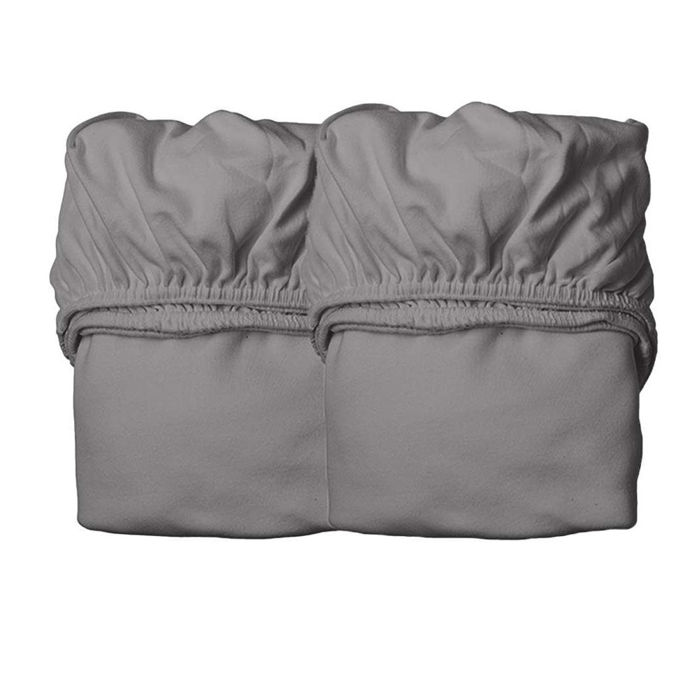 Leander Junior Bed Organic Fitted Sheet 2pk