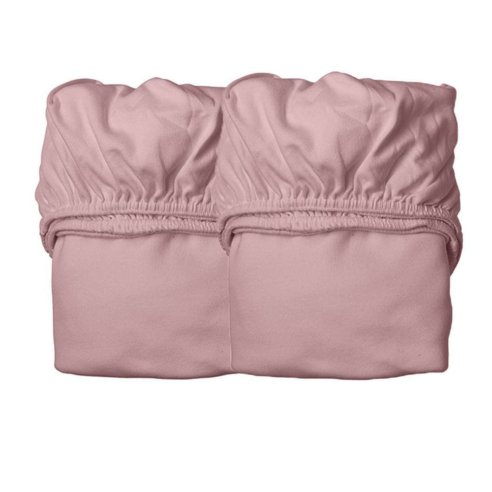 Leander Junior Bed Organic Fitted Sheet 2pk