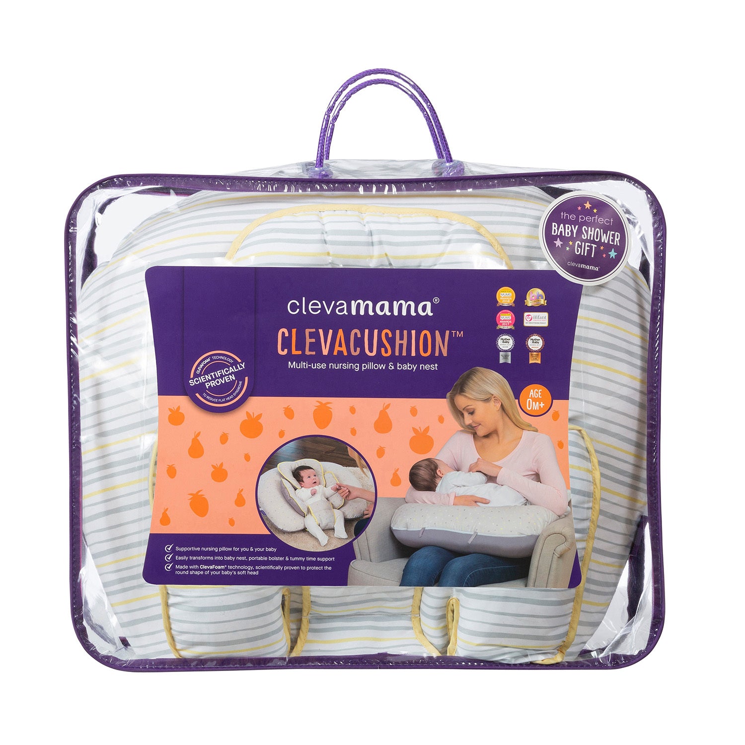 ClevaMama Nursing Pillow & Baby Nest