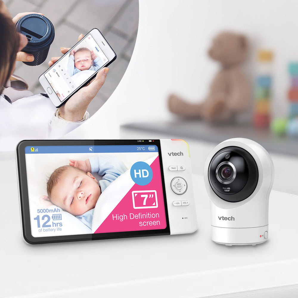 VTech RM7764HDV2 HD Pan & Tilt Video Monitor With Remote Access