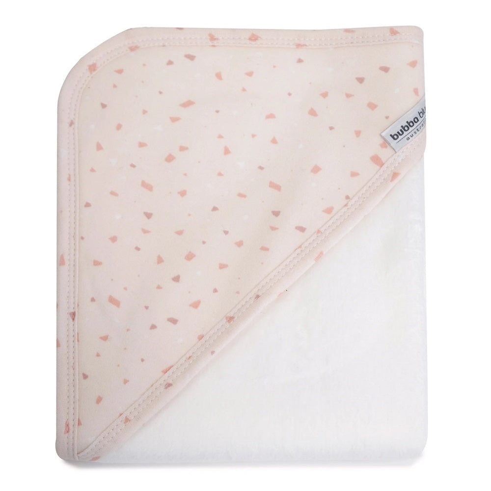 Bubba Blue Hooded Towel Terrazzo