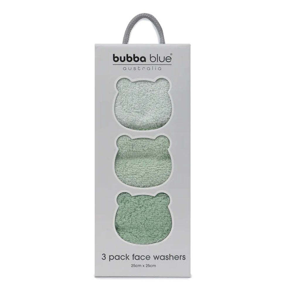 Bubba Blue Wash Cloths 3 Pack