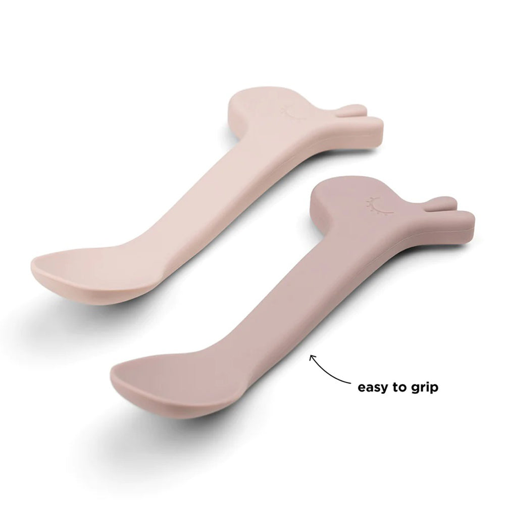 Done By Deer Silicone Spoon 2-Pack Lalee Powder