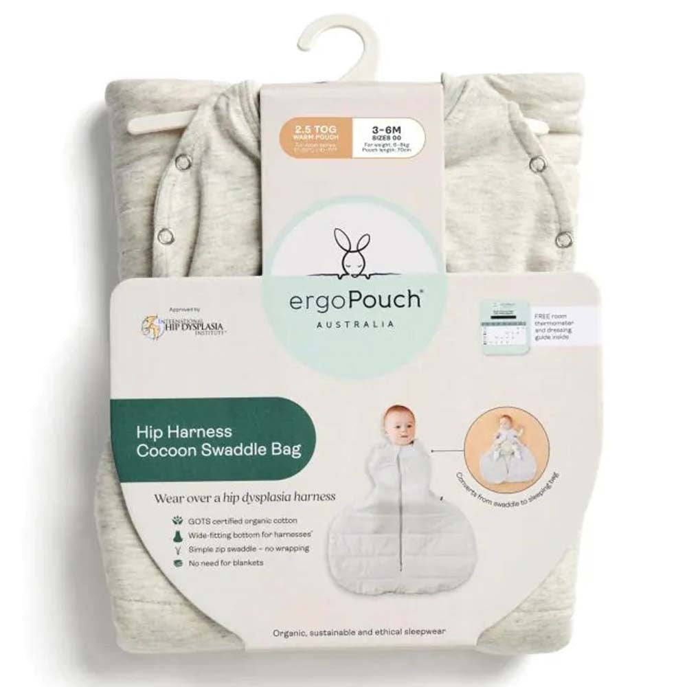 Ergopouch Hip Harness 3.5 Tog Cocoon Oatmeal Marle