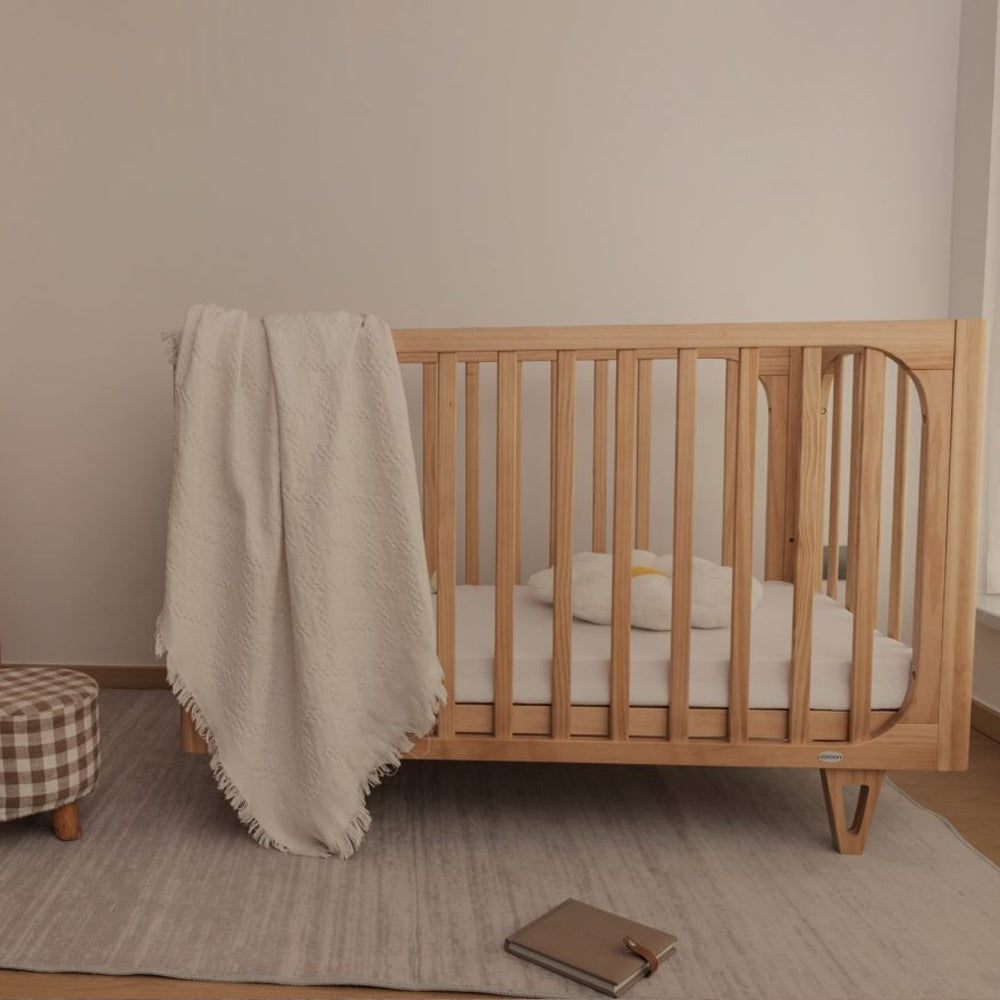 Cocoon Vibe 4 In 1 Cot + Mattress Sandstone