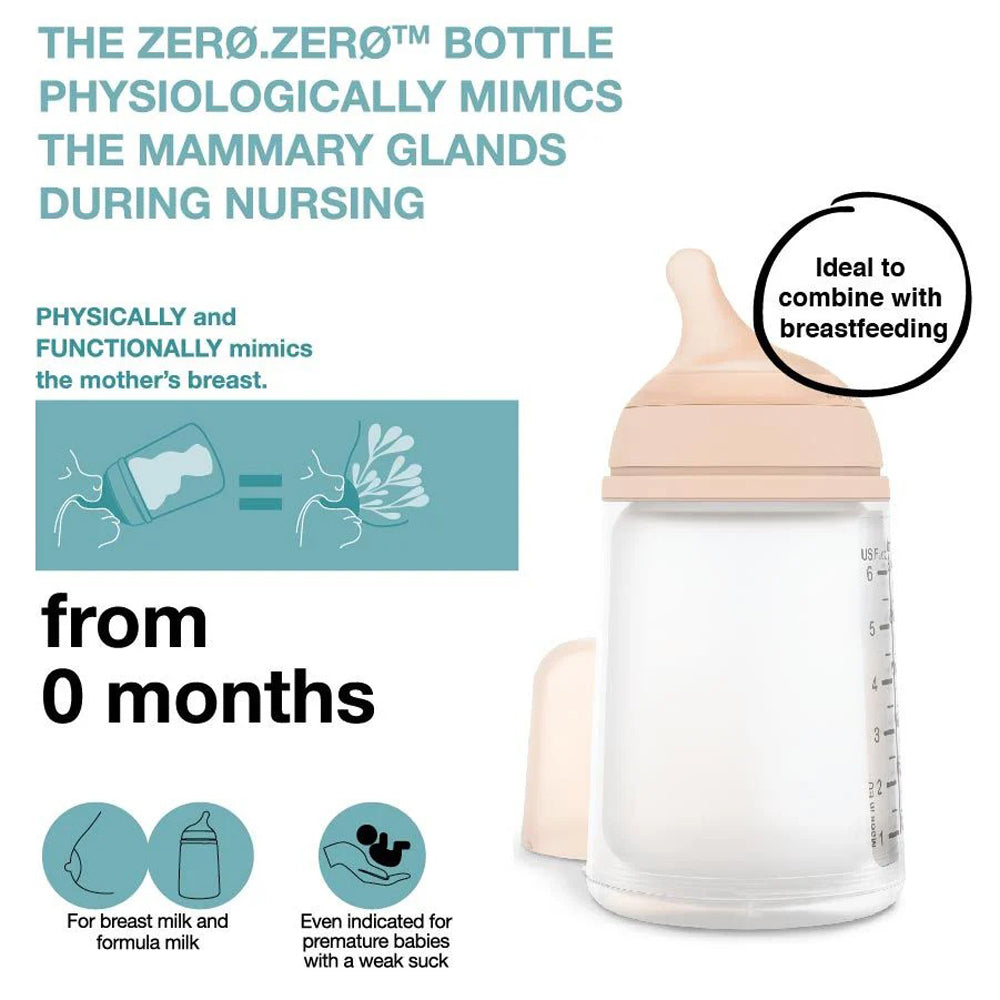 Suavinex Zero Zero Anti Colic Bottle 180ml Slow Flow 0M+