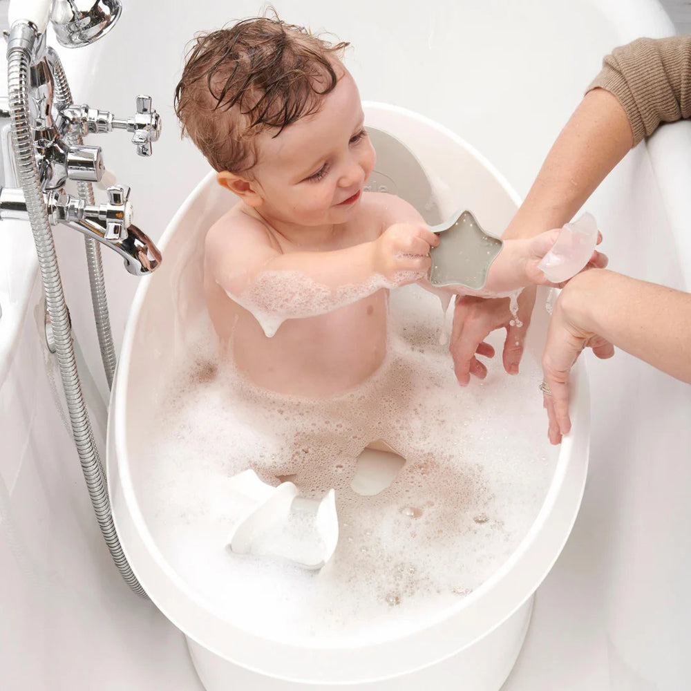 Shnuggle Toddler Bath Tub White/Grey