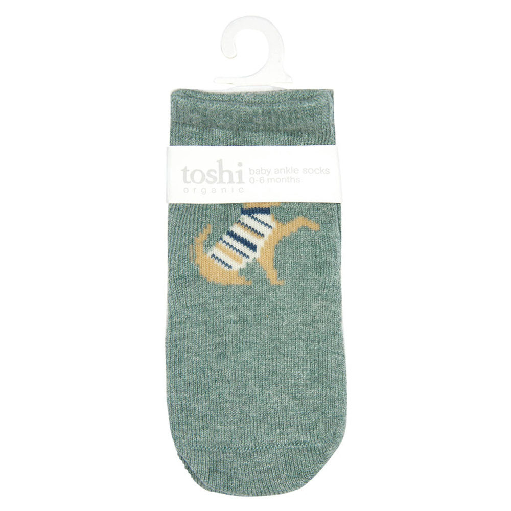 Toshi Organic Baby Socks Jacquard/Lapdog