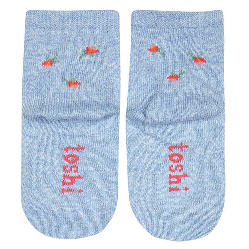 Toshi Organic Baby Socks Jacquard/Skyla