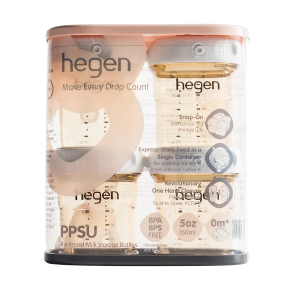 Hegen PCTO 150ml Breast Milk Storage PPSU 4pk