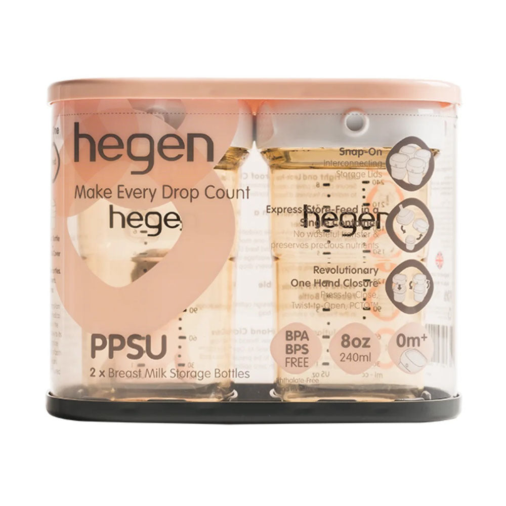 Hegen PCTO 240ml Breast Milk Storage PPSU 2pk