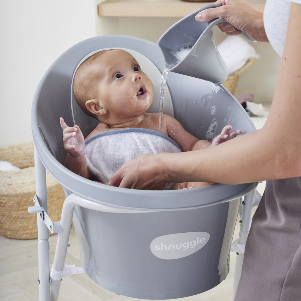 Shnuggle Washy Bath Jug Pebble Grey