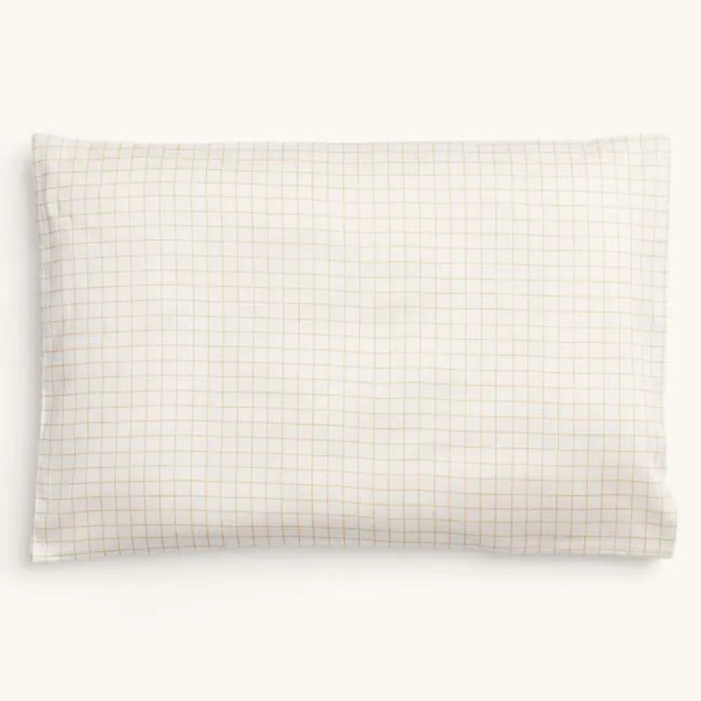 ErgoPouch Pillow Case Caramel Grid