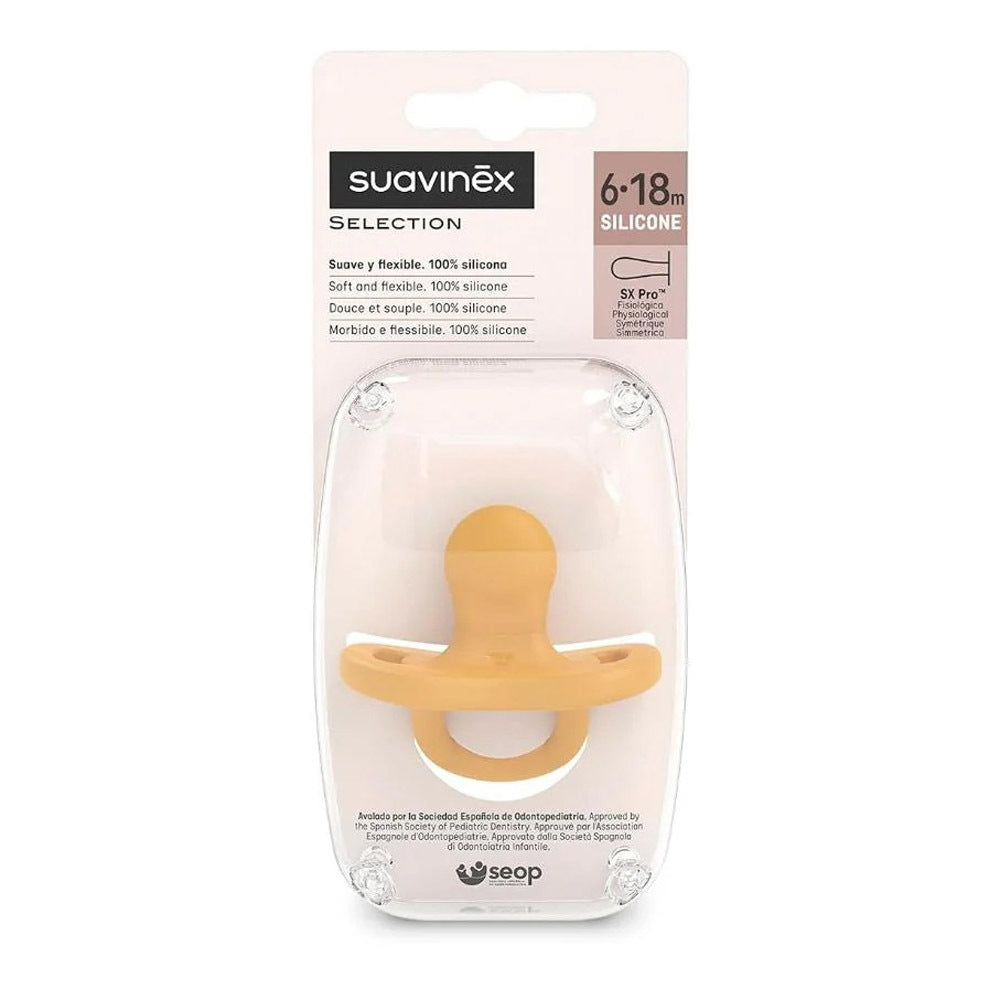 Suavinex Smoothie Soother (All Silicone) Physiological Teat 6-18M