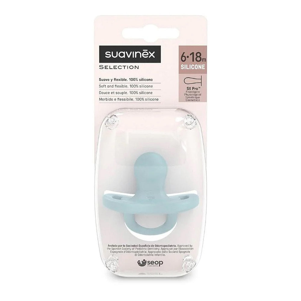 Suavinex Smoothie Soother (All Silicone) Physiological Teat 6-18M