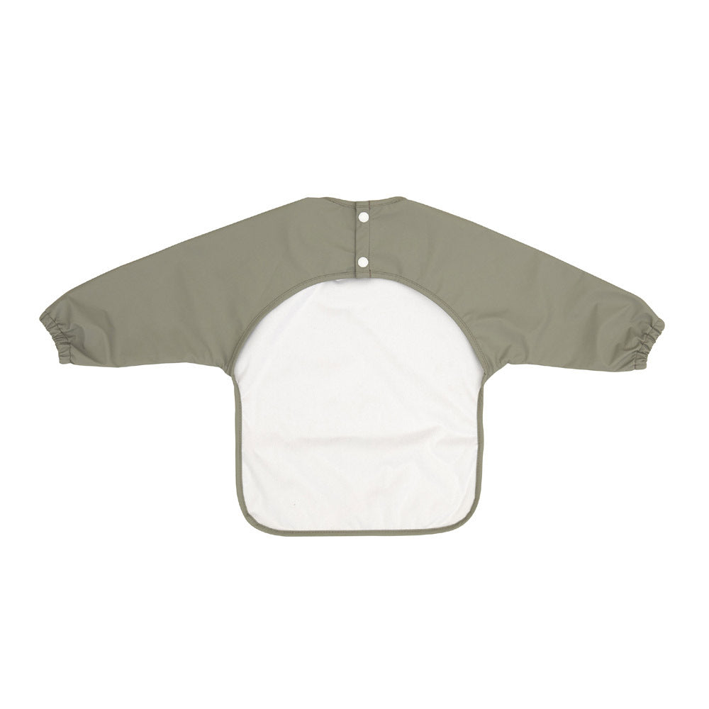 All4Ella Recycled Long Sleeve Bib Two-Tone Sage