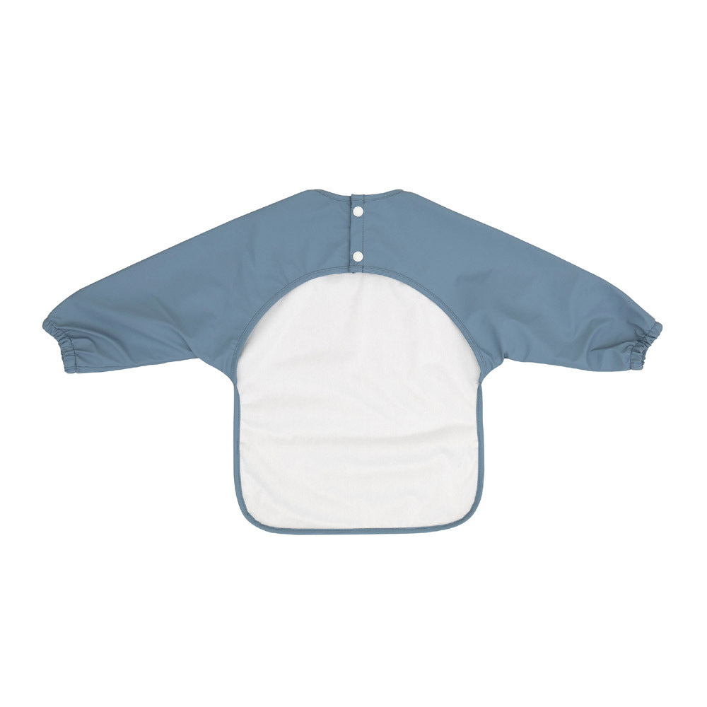 All4Ella Recycled Long Sleeve Bib Two-Tone Blue