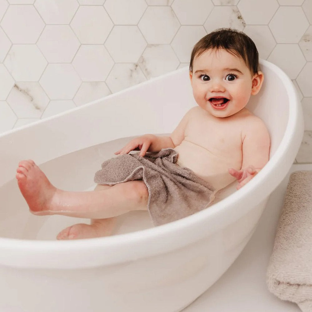 Bubble Cuddle Bath with Bath Seat White