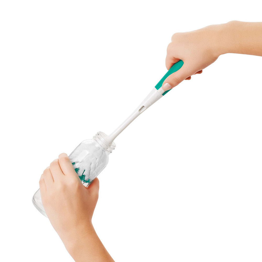 OXO Tot Bottle Brush With Detail Cleaner & Stand Teal