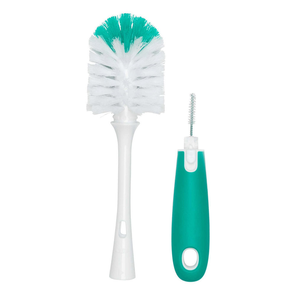 OXO Tot Bottle Brush With Detail Cleaner & Stand Teal