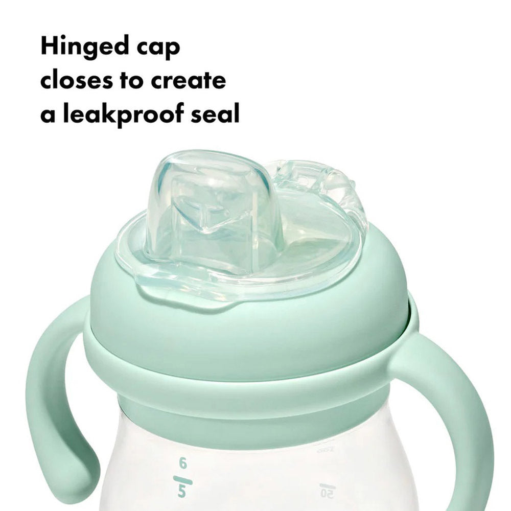 Oxo Tot Transitions Soft Spout Sippy Cup With Removable Handles 6oz Opal