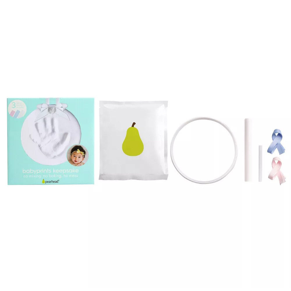 Pearhead Babyprints Hanging Keepsake White