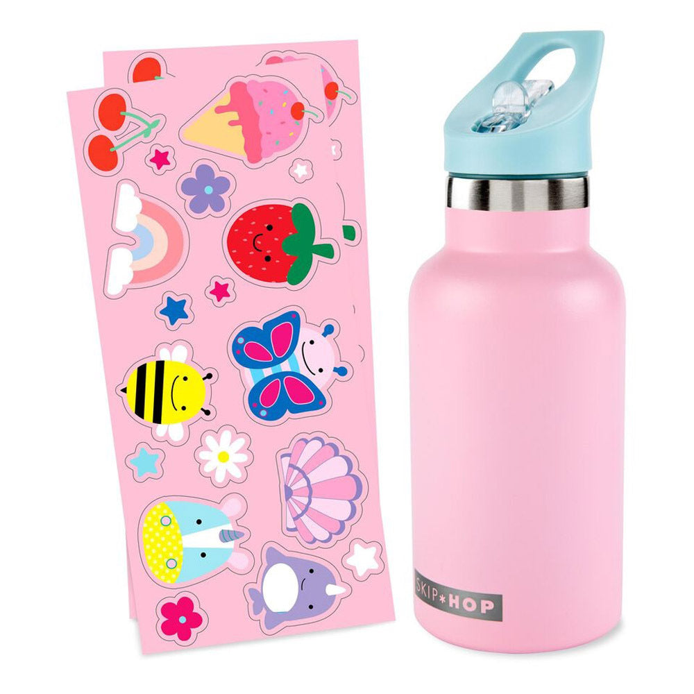 Skip Hop Stainless Steel Canteen Bottle Pink