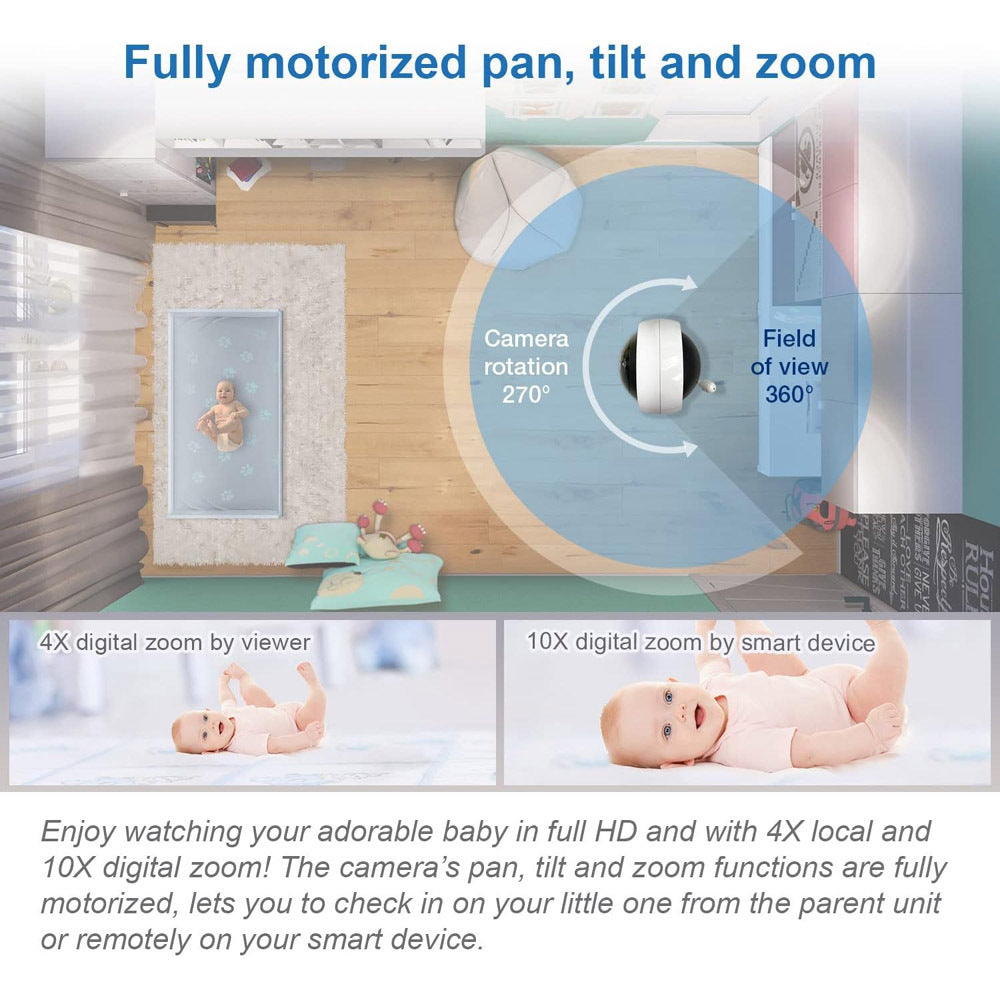 Vtech RM5764HDV2 2 Camera HD Pan & Tilt Video Monitor With Remote Access