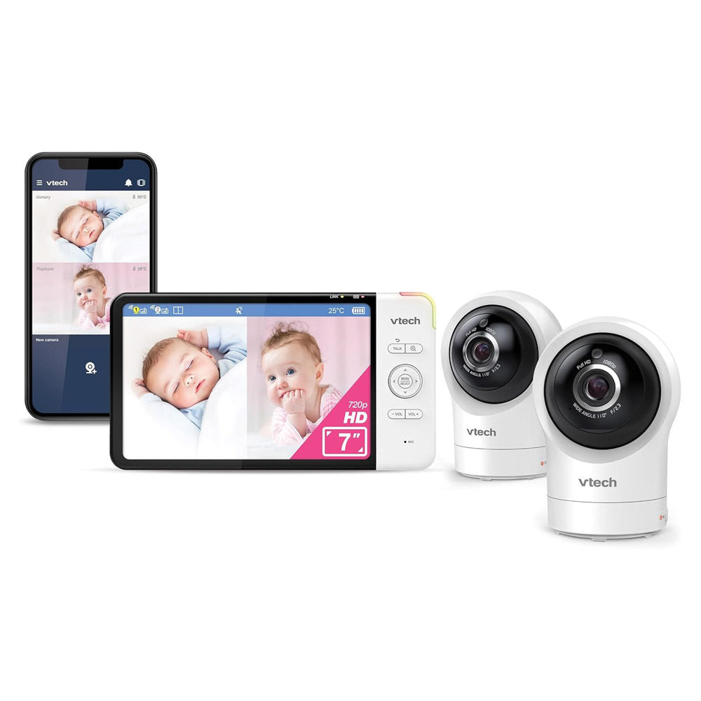 Vtech RM7764HDV2 2 Camera HD Pan & Tilt Video Monitor With Remote Access