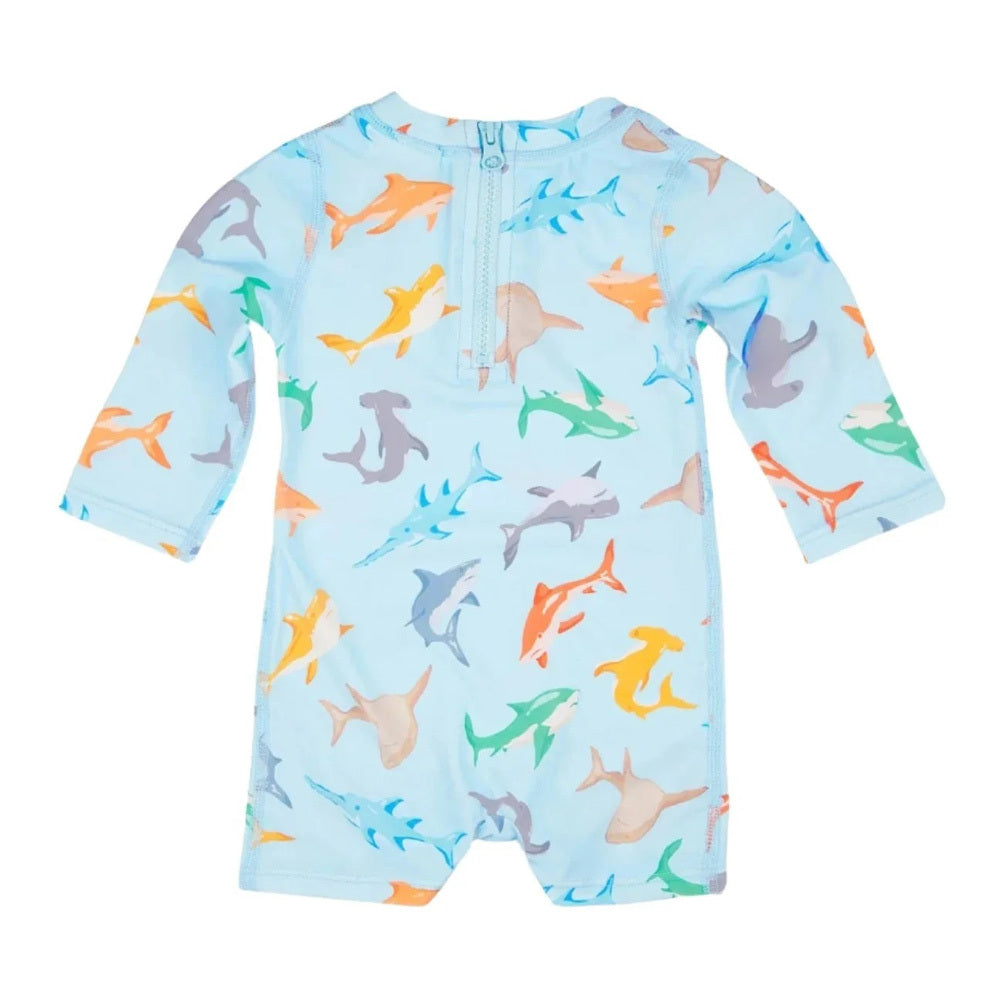 Toshi Swim Baby Onesie L/S Classic/Sharky