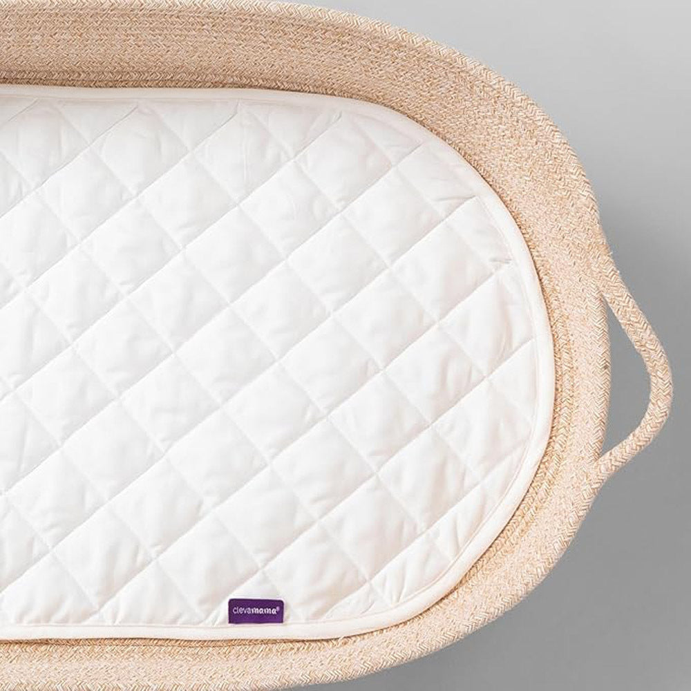 ClevaMama Changing Basket With Quilted Waterproof Mat