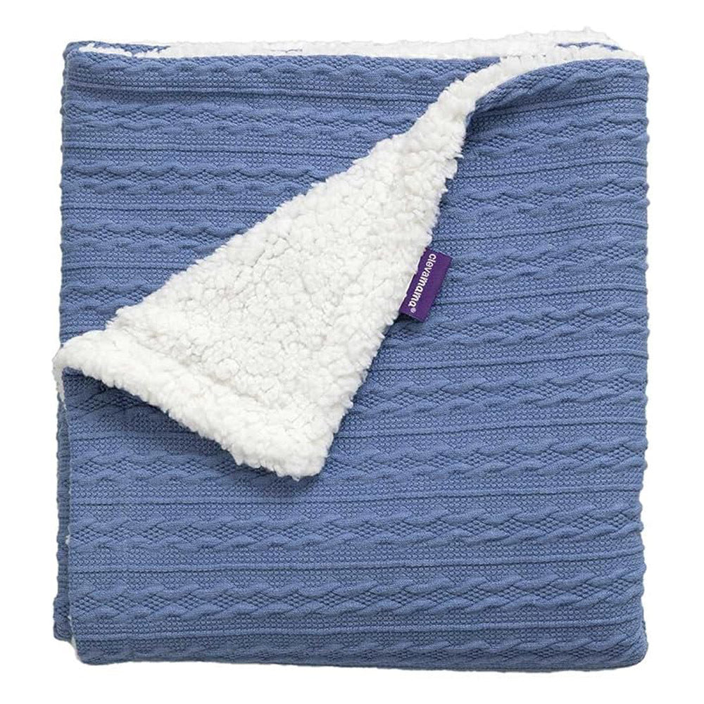 Clevamama Luxe Sherpa Baby Blanket