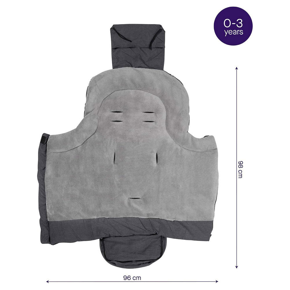 ClevaMama Universal Footmuff Grey