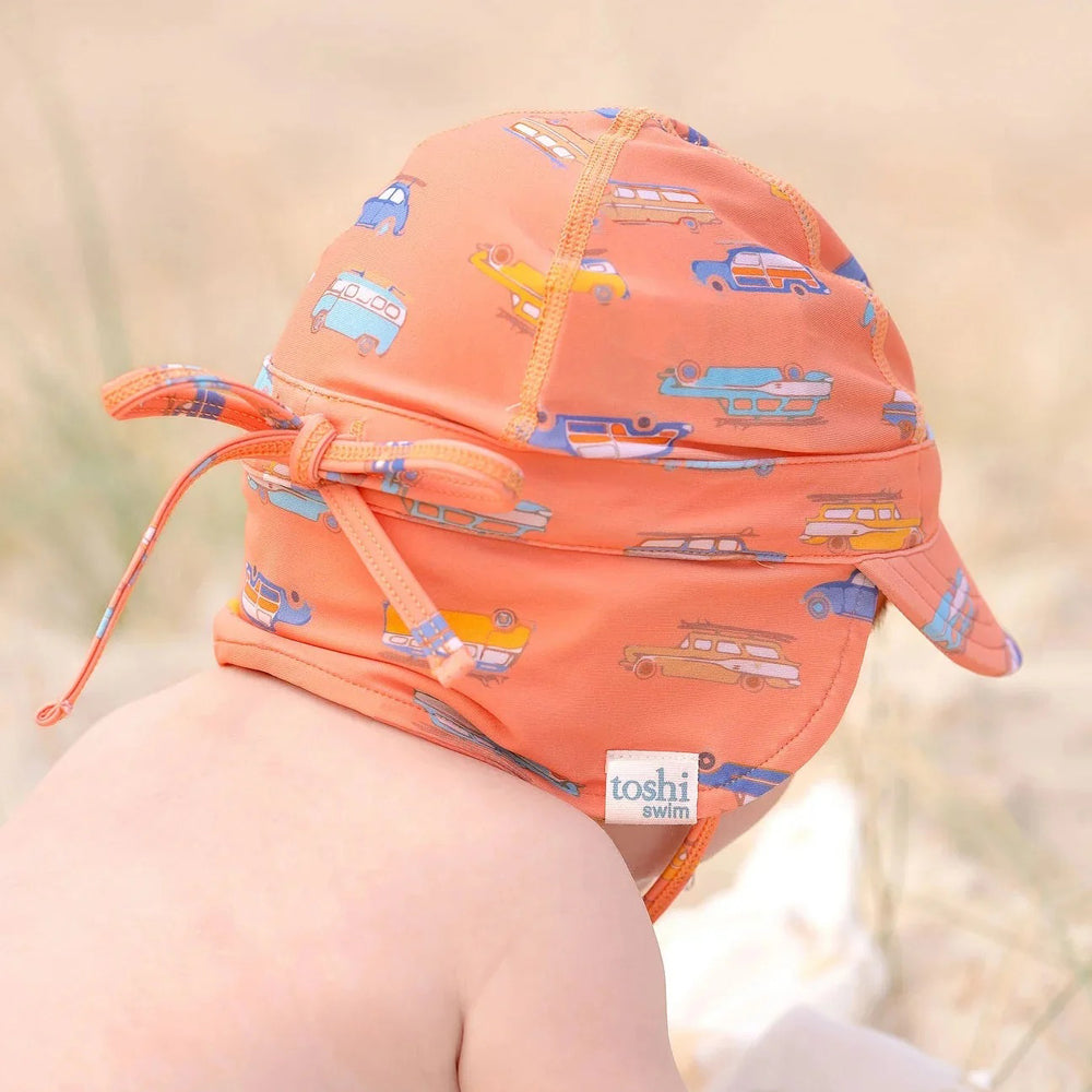 Toshi Swim Baby Flap Cap Classic/Surfs Up