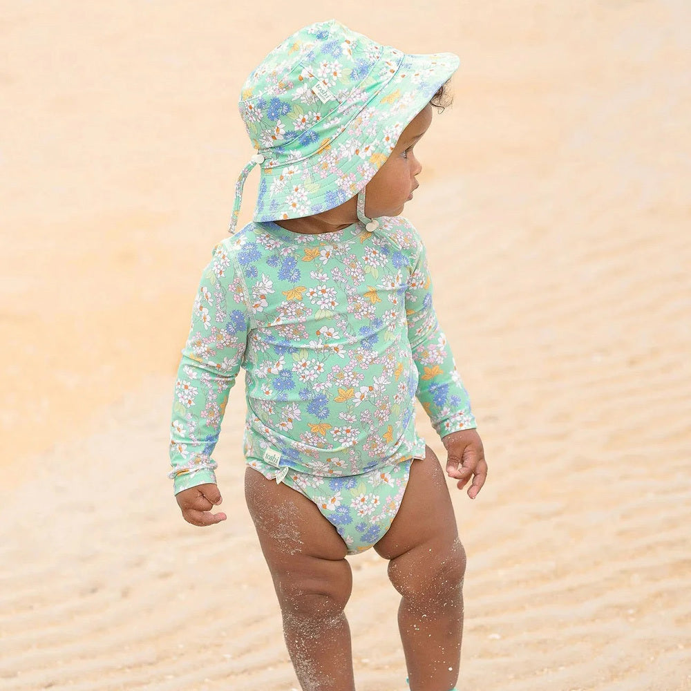 Toshi Swim Baby Rashie L/S Classic/Sea Blossom