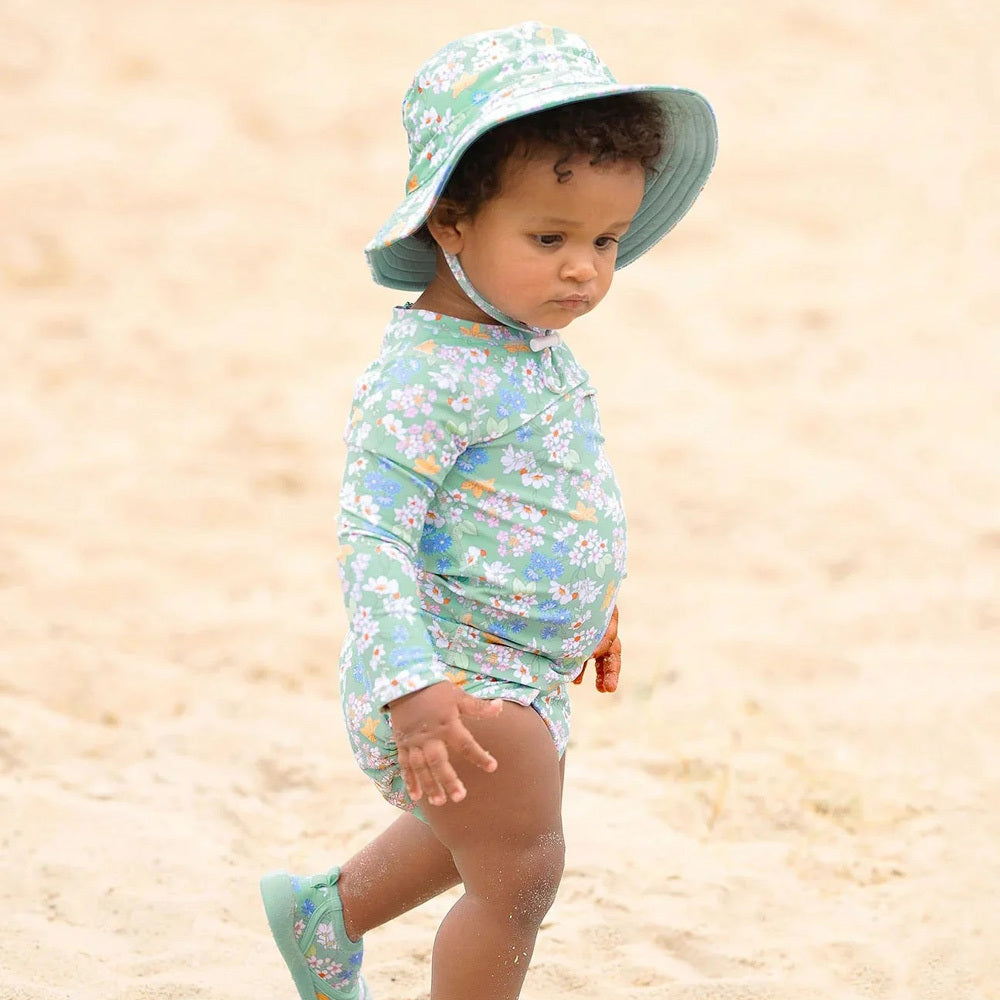 Toshi Swim Baby Rashie L/S Classic/Sea Blossom