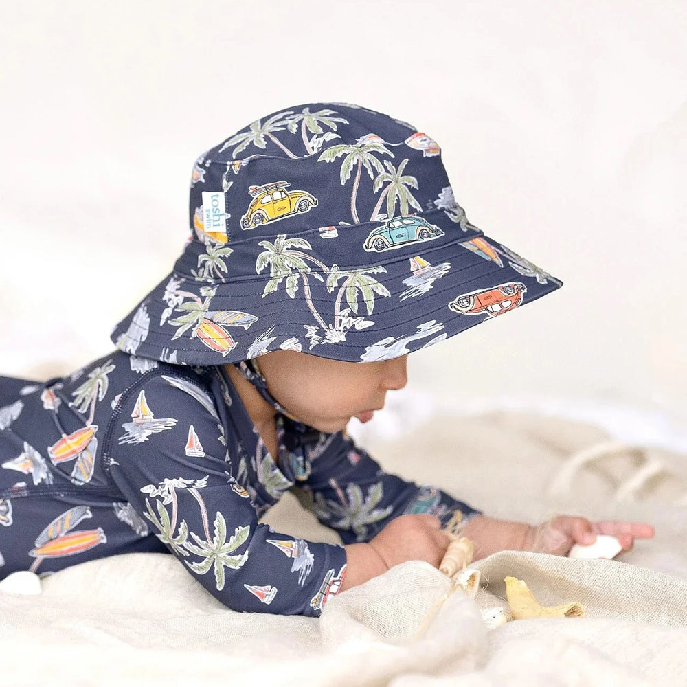 Toshi Swim Baby Sunhat Classic/Surf Twilight