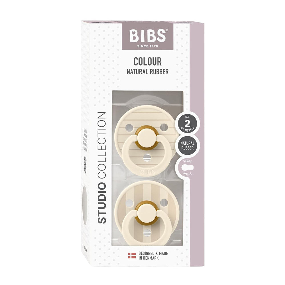 Bibs Dummies Studio Colour Pin Ivory Vanilla Mix