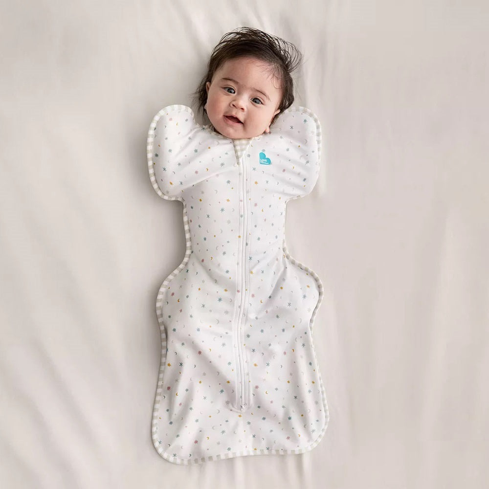 Love To Dream Swaddle Up Organic Lite 0.2T White/Starlight