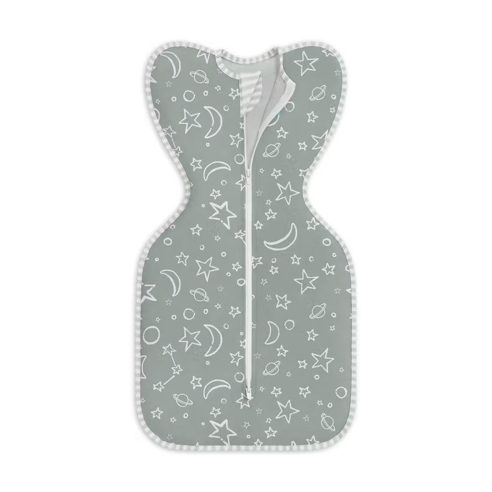 Love To Dream Swaddle Up Bamboo 1.0T Olive/Stars & Moon