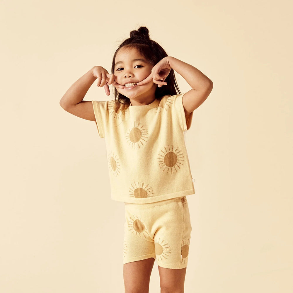 Wilson & Frenchy Sunshine Organic Knitted Set