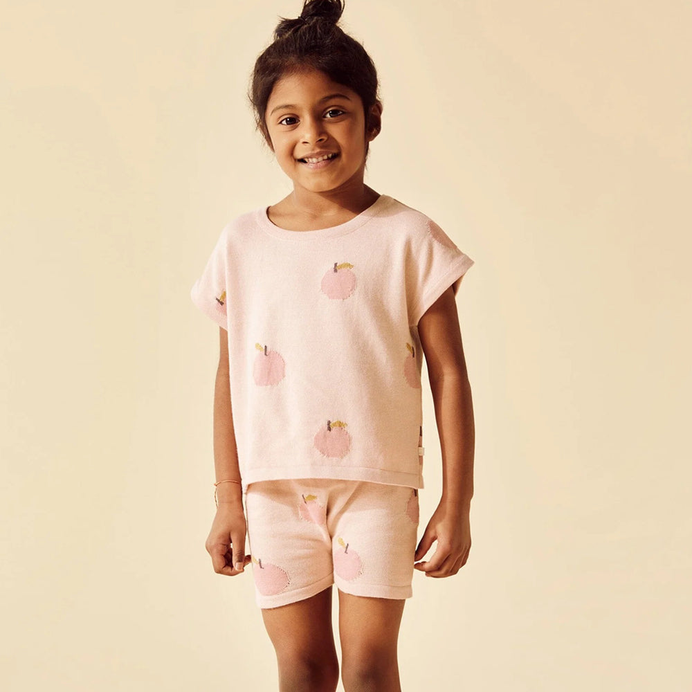 Wilson & Frenchy Just Peachy Organic Knitted Set