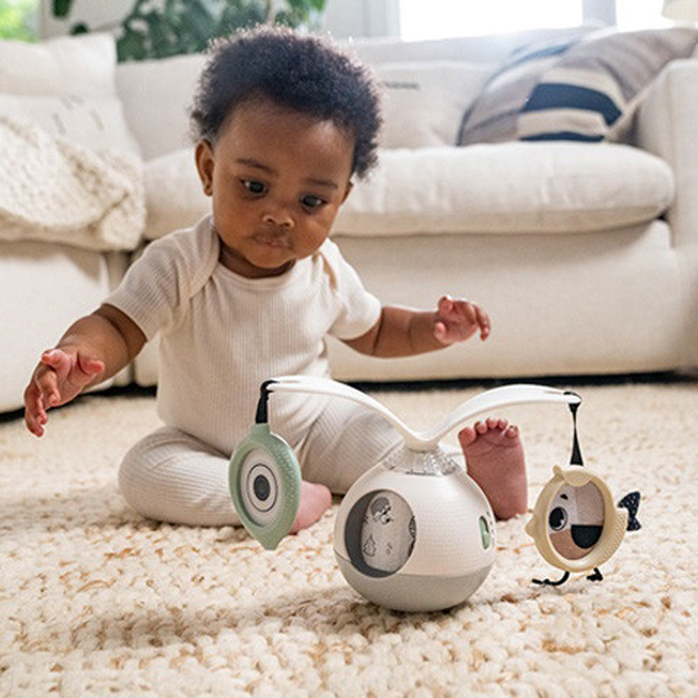 Tiny Love Black & White Decor Tummy Time Mobile Entertainer